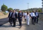 Başkanlar Ergenekon ve Osmancık Bağlantı Yolundaki Asfalt Çalışmalarını İnceledi