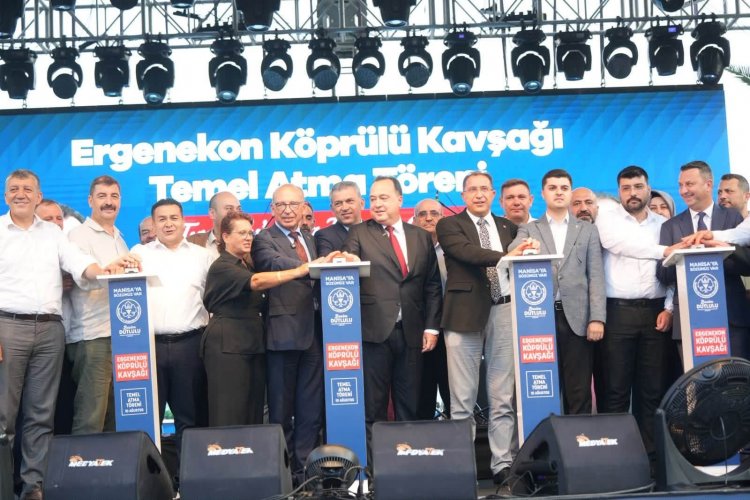 Ergenekon Köprülü Kavşağı’nın Temeli Turgutlu’da Atıldı