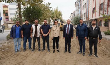 Kervanyolu’nda Yol Kaldırma Çalışmaları Başladı